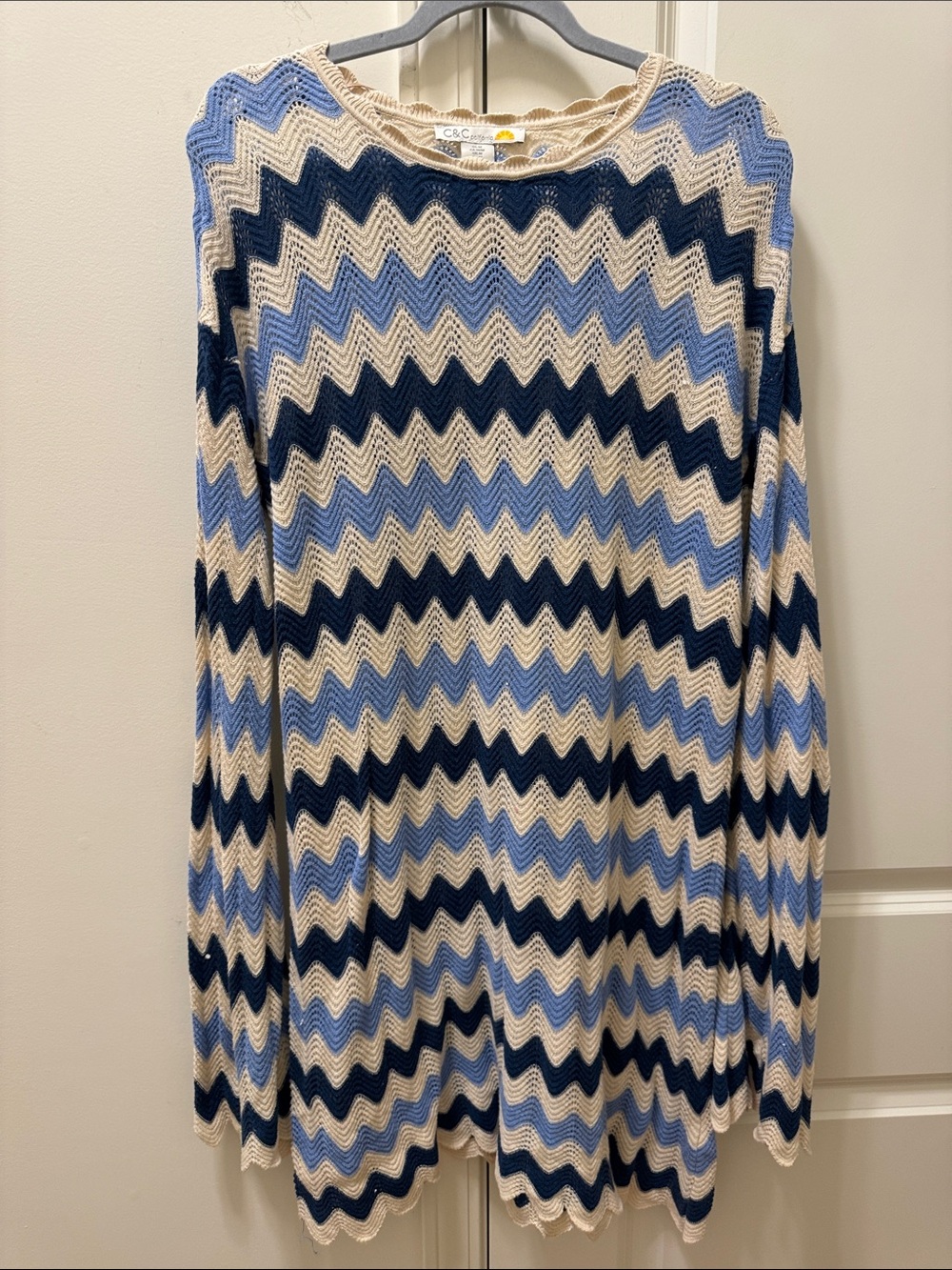 C&C Women Chevron Beach cover up dress